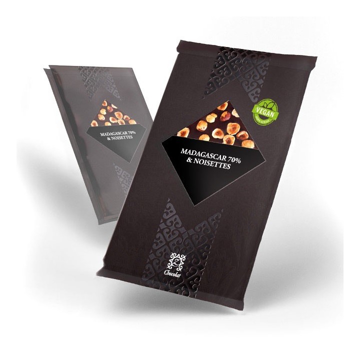 Trio Noir 70% - Noisettes VGN